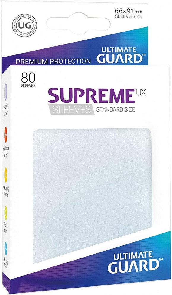 Ultimate Guard Supreme UX Sleeve White 80ct