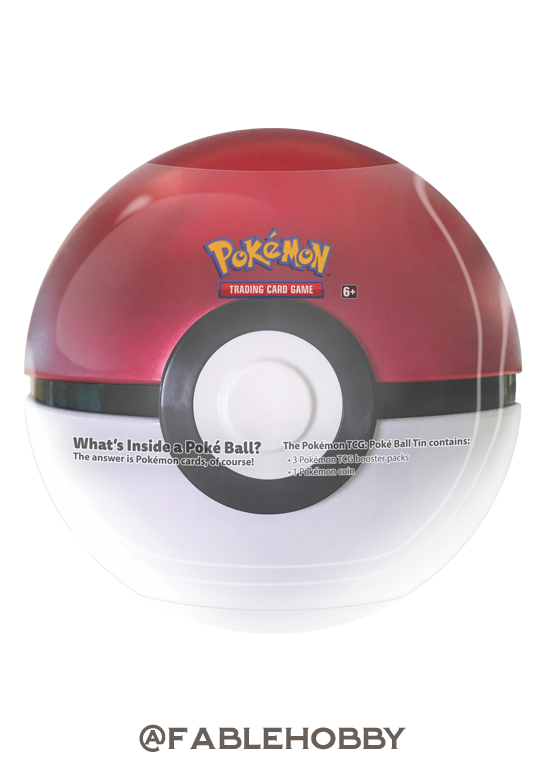 Pokémon Pokéball Tin Display Box [Fall 2021] – Fable Hobby