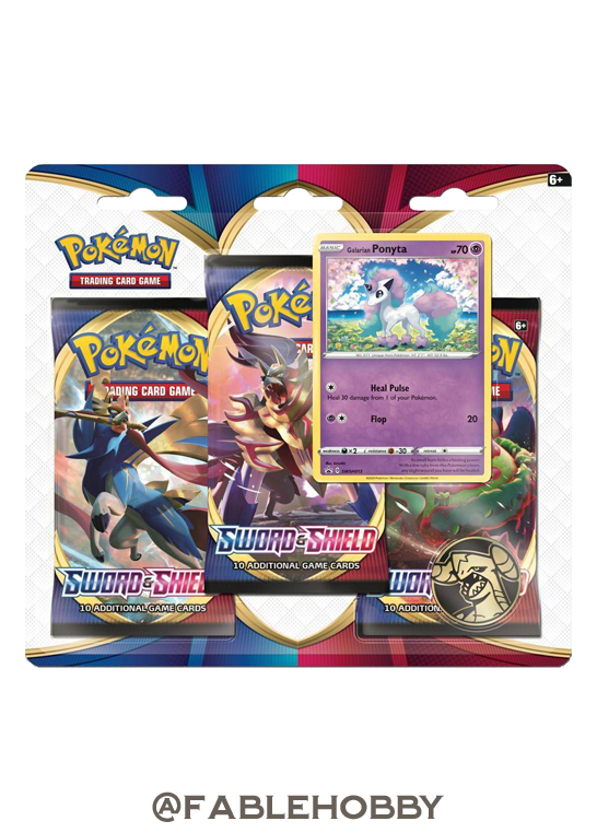 Pokémon Sword & Shield Galarian Ponyta Blister Pack