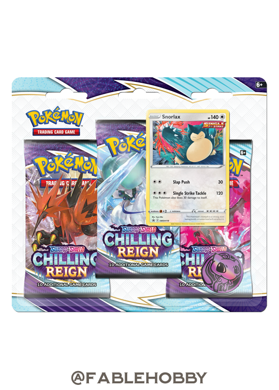 Pokémon Chilling Reign Snorlax Blister Pack