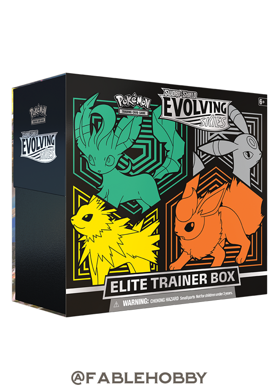 Pokémon Evolving Skies Elite Trainer Box [Flareon / Jolteon / Umbreon / Leafeon]