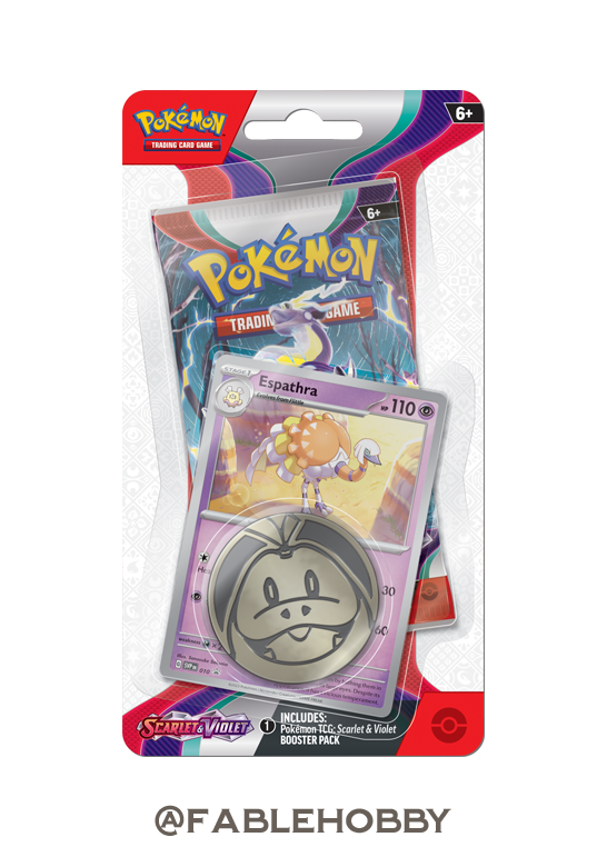 Pokémon Scarlet & Violet Espathra Checklane Blister Pack