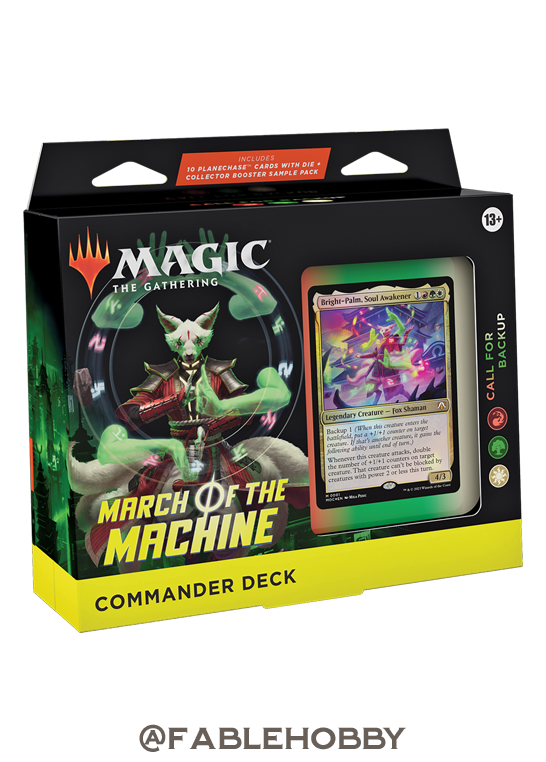 March of the Machine Call For Backup Commander Deck