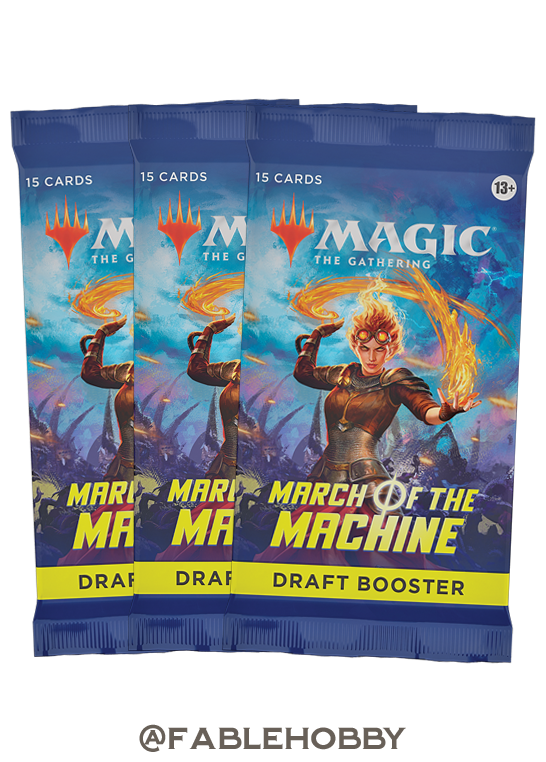 MTG March of the Machine Draft Booster on sale Box