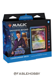 Doctor Who Masters of Evil Commander Deck