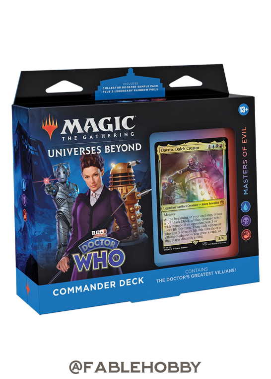 Doctor Who Masters of Evil Commander Deck