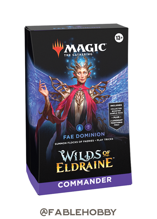 Wilds of Eldraine Fae Dominion Commander Deck