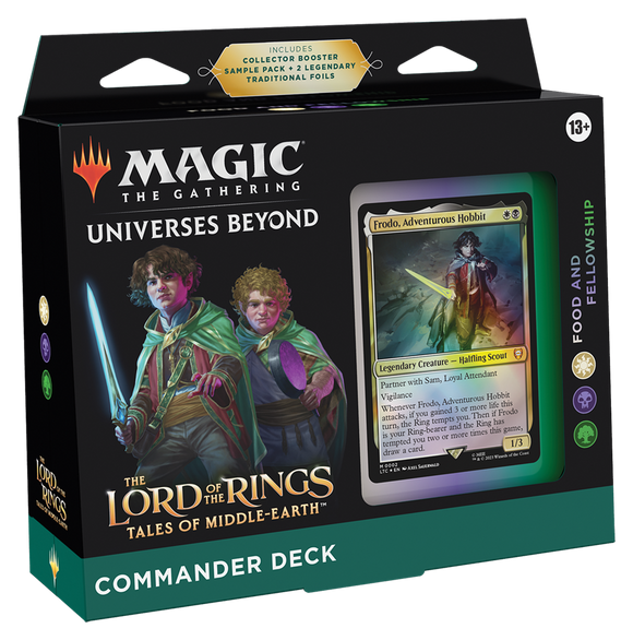 The Lord of the Rings: Tales of Middle-earth Food and Fellowship Commander Deck