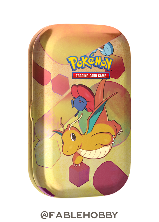 Pokémon Scarlet & Violet 151 Dragonite Mini Tin – Fable Hobby