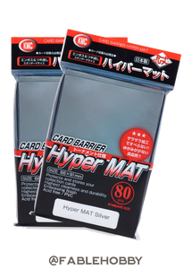 KMC Hyper Matte Silver Sleeves 80ct