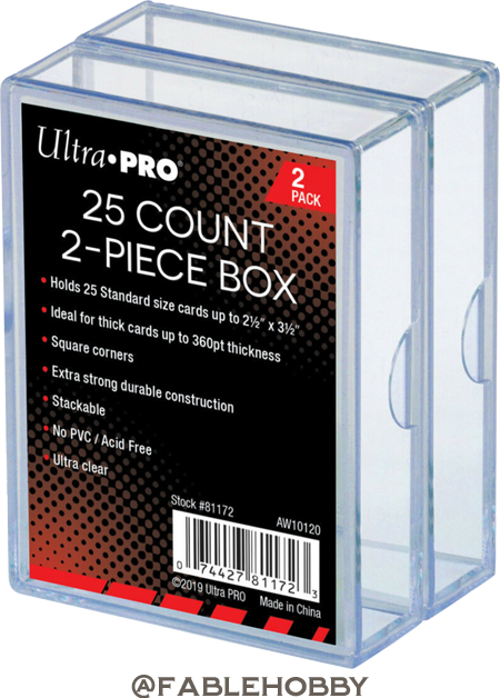 Ultra Pro Slide Box 25Ct 2Pk
