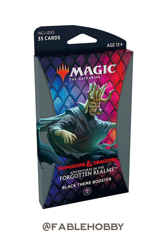 Adventures in the Forgotten Realms Black Theme Booster Pack