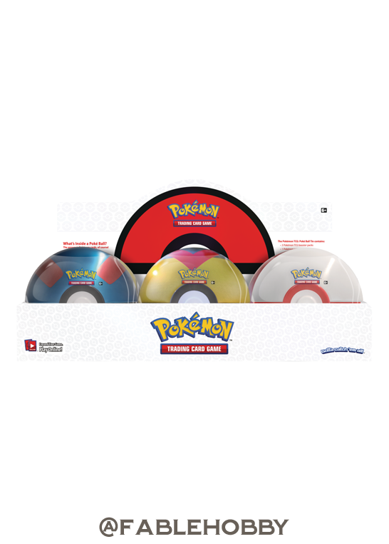 Pokémon Pokéball Tin Display Box [Spring 2021]