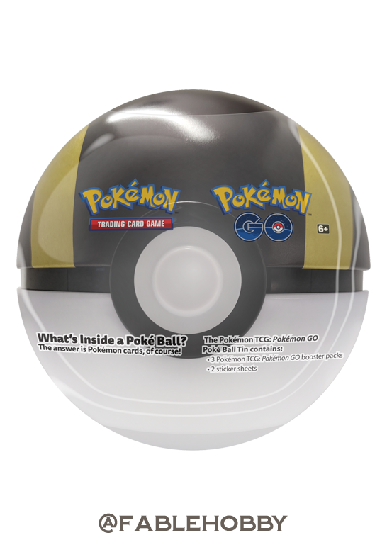 6 Pokemon TCG: Pokemon GO Poke deals Ball Tin Great Ball (3 Booster Packs 2 Stickers)