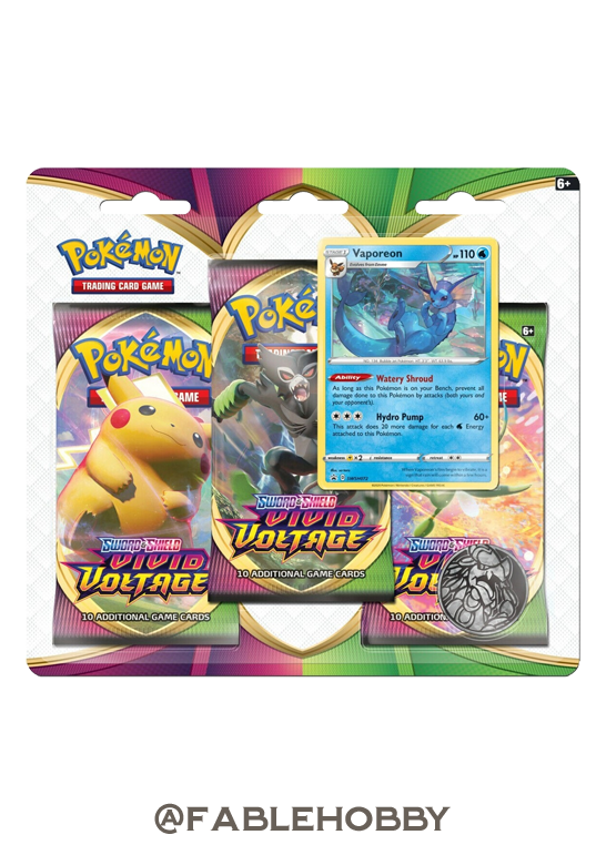Pokémon Vivid Voltage Vaporeon Blister Pack