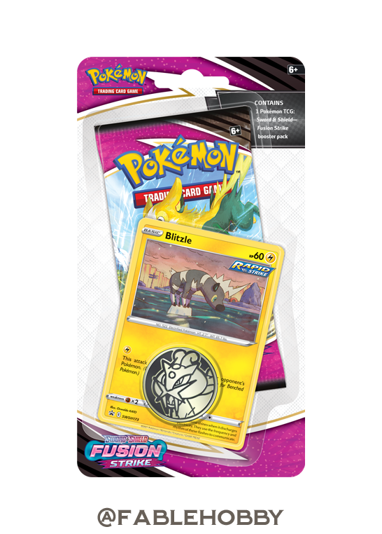 Pokémon Fusion Strike Blitzle Checklane Blister Pack