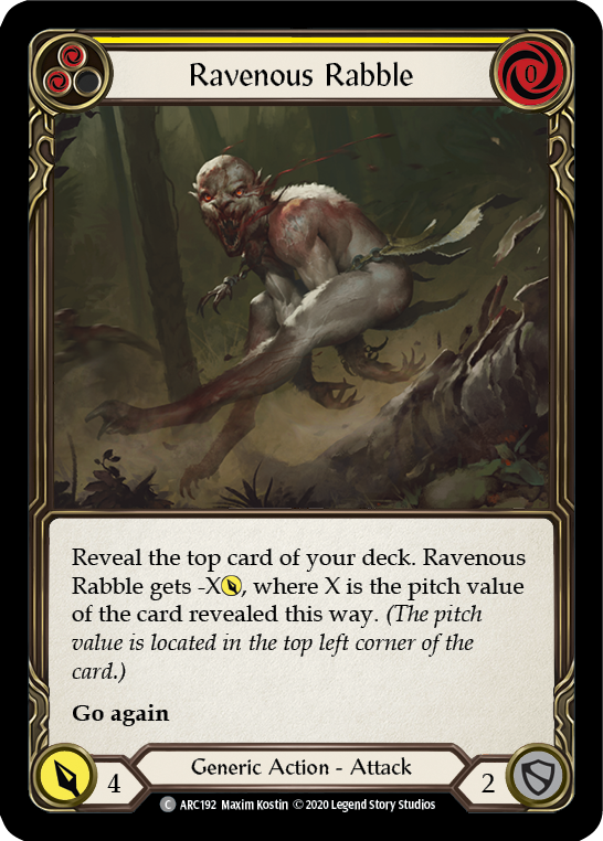 Ravenous Rabble (Yellow)